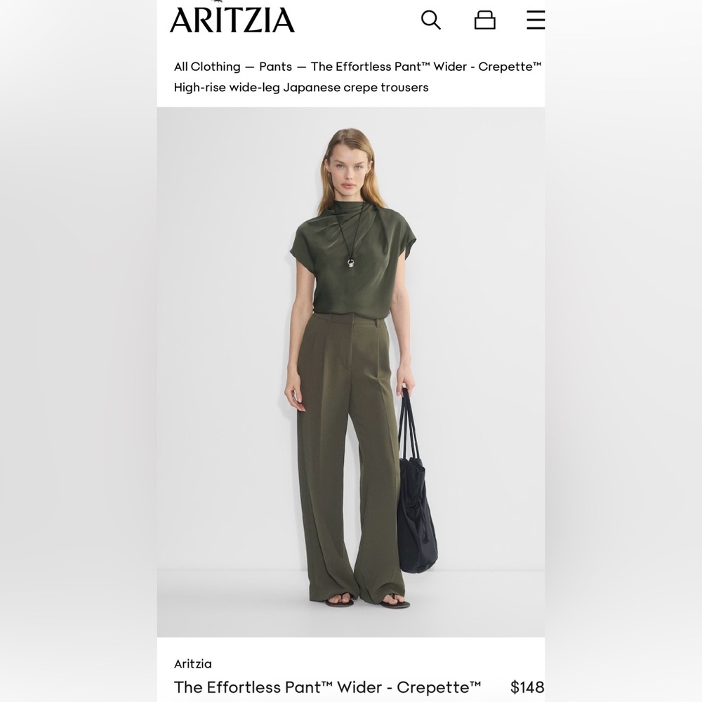Aritzia Effortless Wider